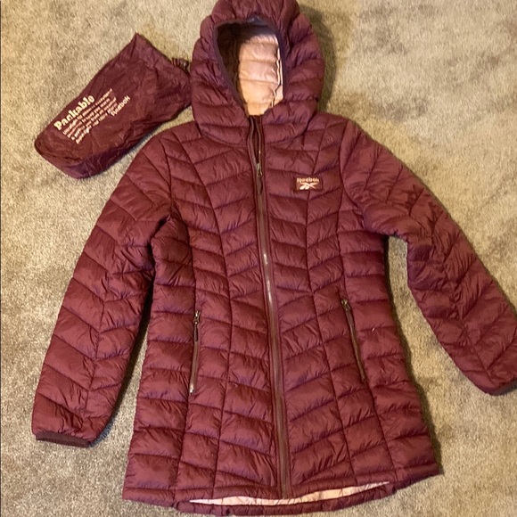 Reebok Packable Ultralight Warm Puffy Coat Women’s Small - Picture 1 of 10